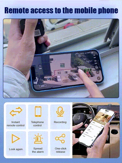 A901 360° Panoramic Wireless Home Security Camera – Full HD Remote Monitoring via Smartphone